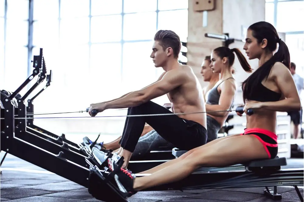 do rowing machines build muscle