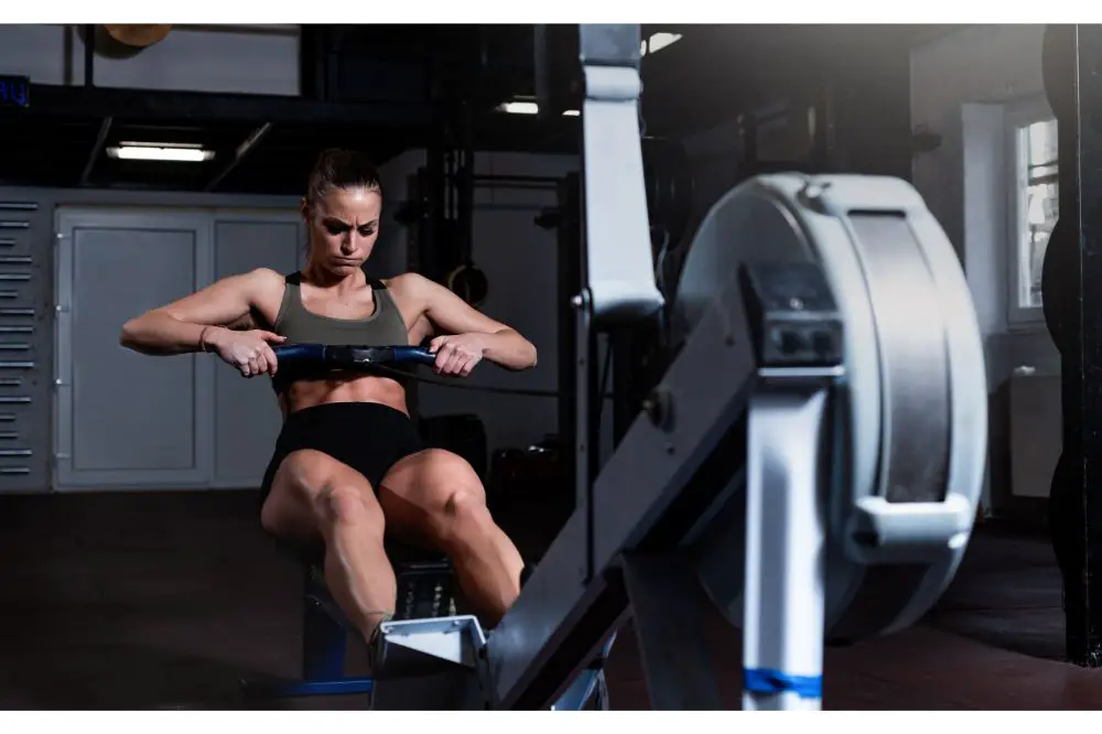 does a rowing machine work your abs