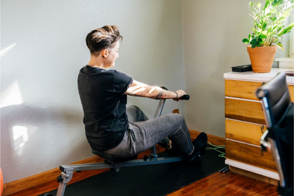 sunny rowing machine review